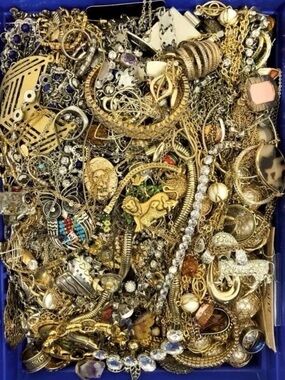 3 LB Mixed Jewelry Lot | Wearable Repair Repurpose Bulk Treasure Resale